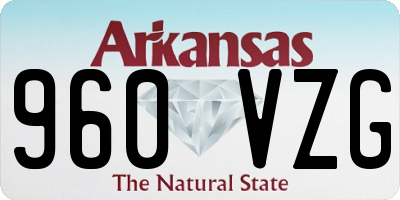 AR license plate 960VZG