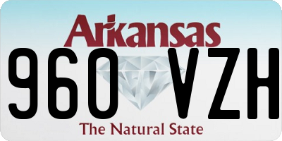 AR license plate 960VZH