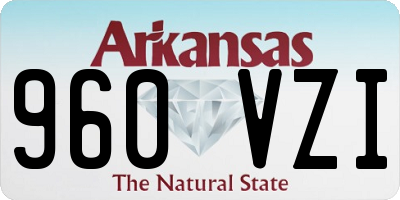AR license plate 960VZI