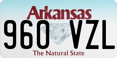 AR license plate 960VZL