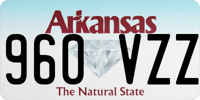 AR license plate 960VZZ