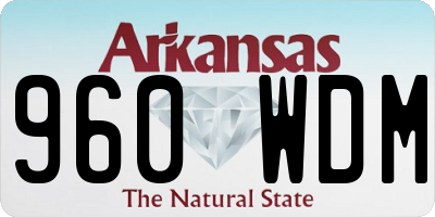 AR license plate 960WDM