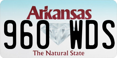 AR license plate 960WDS