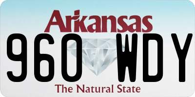 AR license plate 960WDY