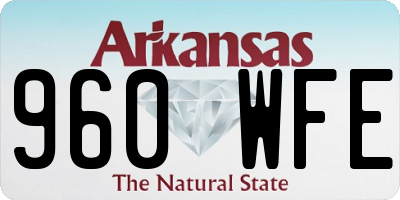AR license plate 960WFE