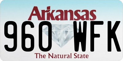 AR license plate 960WFK