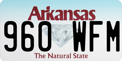 AR license plate 960WFM