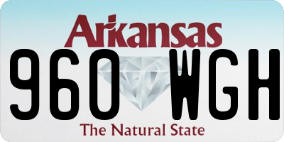 AR license plate 960WGH