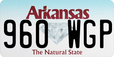 AR license plate 960WGP