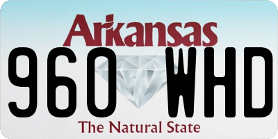 AR license plate 960WHD