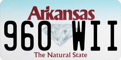AR license plate 960WII