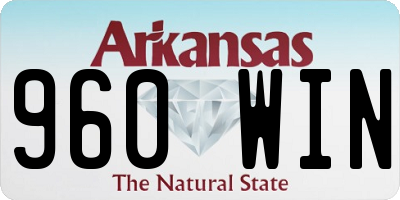 AR license plate 960WIN