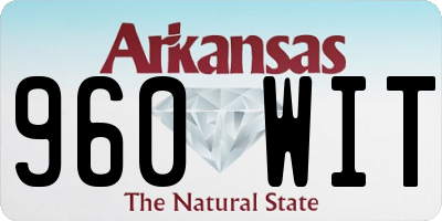 AR license plate 960WIT