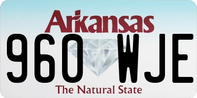 AR license plate 960WJE