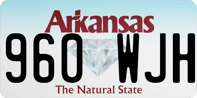 AR license plate 960WJH