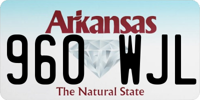 AR license plate 960WJL