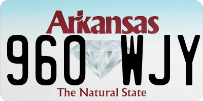 AR license plate 960WJY