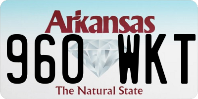 AR license plate 960WKT