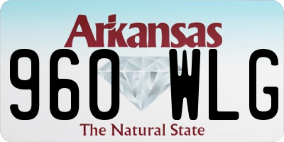 AR license plate 960WLG