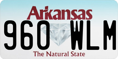 AR license plate 960WLM
