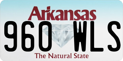 AR license plate 960WLS
