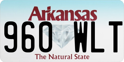 AR license plate 960WLT