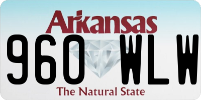 AR license plate 960WLW