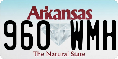 AR license plate 960WMH