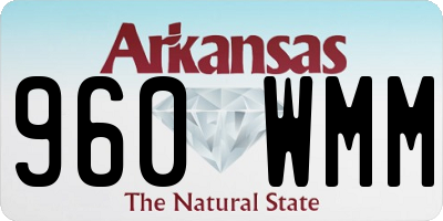 AR license plate 960WMM