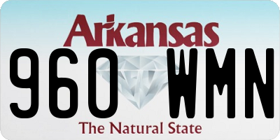 AR license plate 960WMN