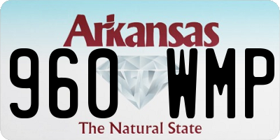 AR license plate 960WMP