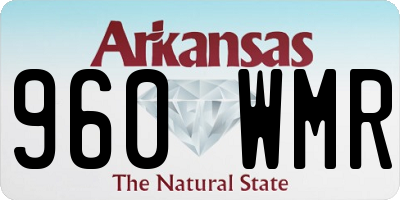 AR license plate 960WMR