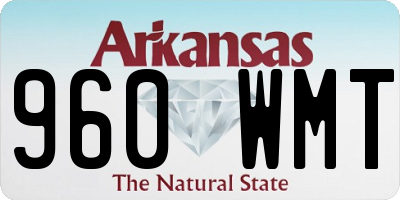 AR license plate 960WMT