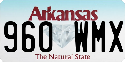 AR license plate 960WMX