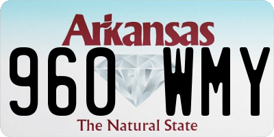 AR license plate 960WMY