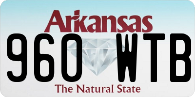 AR license plate 960WTB