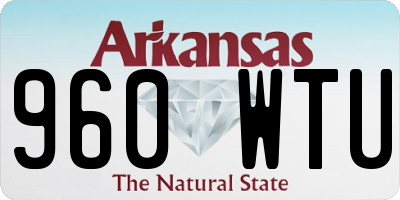 AR license plate 960WTU