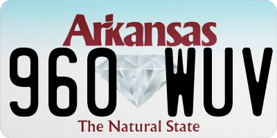 AR license plate 960WUV