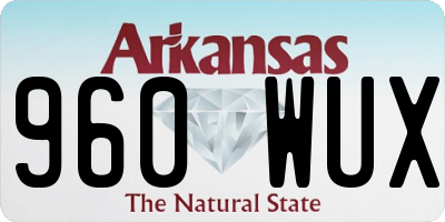 AR license plate 960WUX