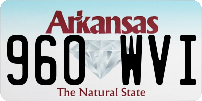 AR license plate 960WVI