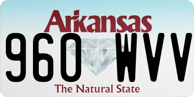 AR license plate 960WVV