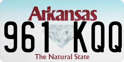 AR license plate 961KQQ