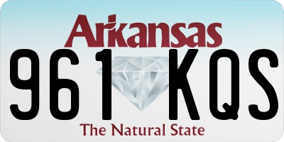 AR license plate 961KQS
