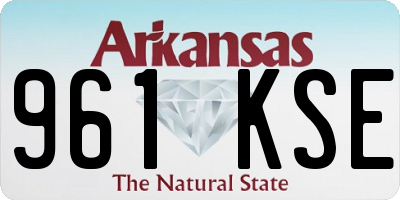 AR license plate 961KSE
