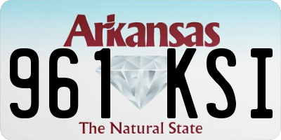 AR license plate 961KSI