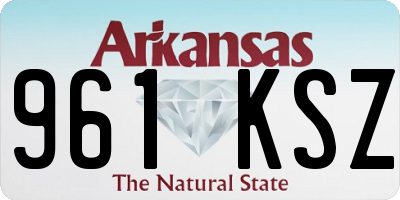 AR license plate 961KSZ