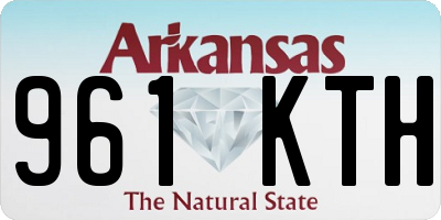 AR license plate 961KTH