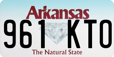 AR license plate 961KTO