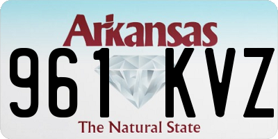 AR license plate 961KVZ