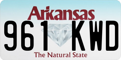 AR license plate 961KWD